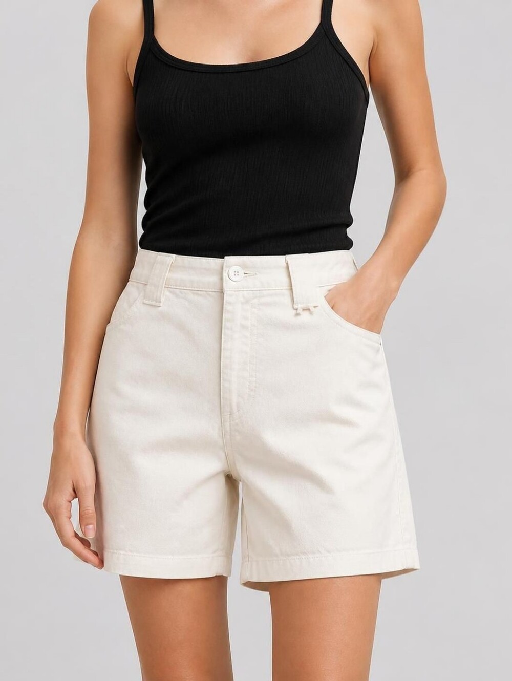 Huk Women's Small Cream Performance Hybrid Shorts